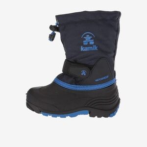 Kamik Black and Blue Snow Boots